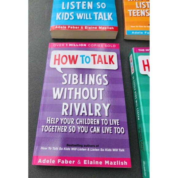 Lot of 5 How to Talk Siblings, So Little Kids, So Kids, So Teens Paperback Books - Picture 5 of 8